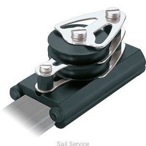 Zakończenie szyny, 2 rolki kontrolne, zaczep 115mm S30 RC13087 RONSTAN