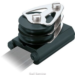 Zakończenie szyny, 2 rolki kontrolne 115mm S30 RC13086 RONSTAN